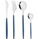 thumbnail image 1 of XmhyTop Juego de Cubiertos de Cocina de 24 Piezas, Inoxidable, Color azul platado, Ideal para Hogares y Eventos, 1 of 2