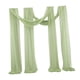 thumbnail image 3 of Camino De Mesa Drapeado Con Arco Para Boda, Reutilizable Para Telón De Fondo, Fiesta Temática, Vacaciones, Verde, 3 of 5