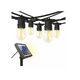 thumbnail image 2 of Luz guirnalda solar led 10 mts 10 ampolletas luz cálida 2700k negro, 2 of 3
