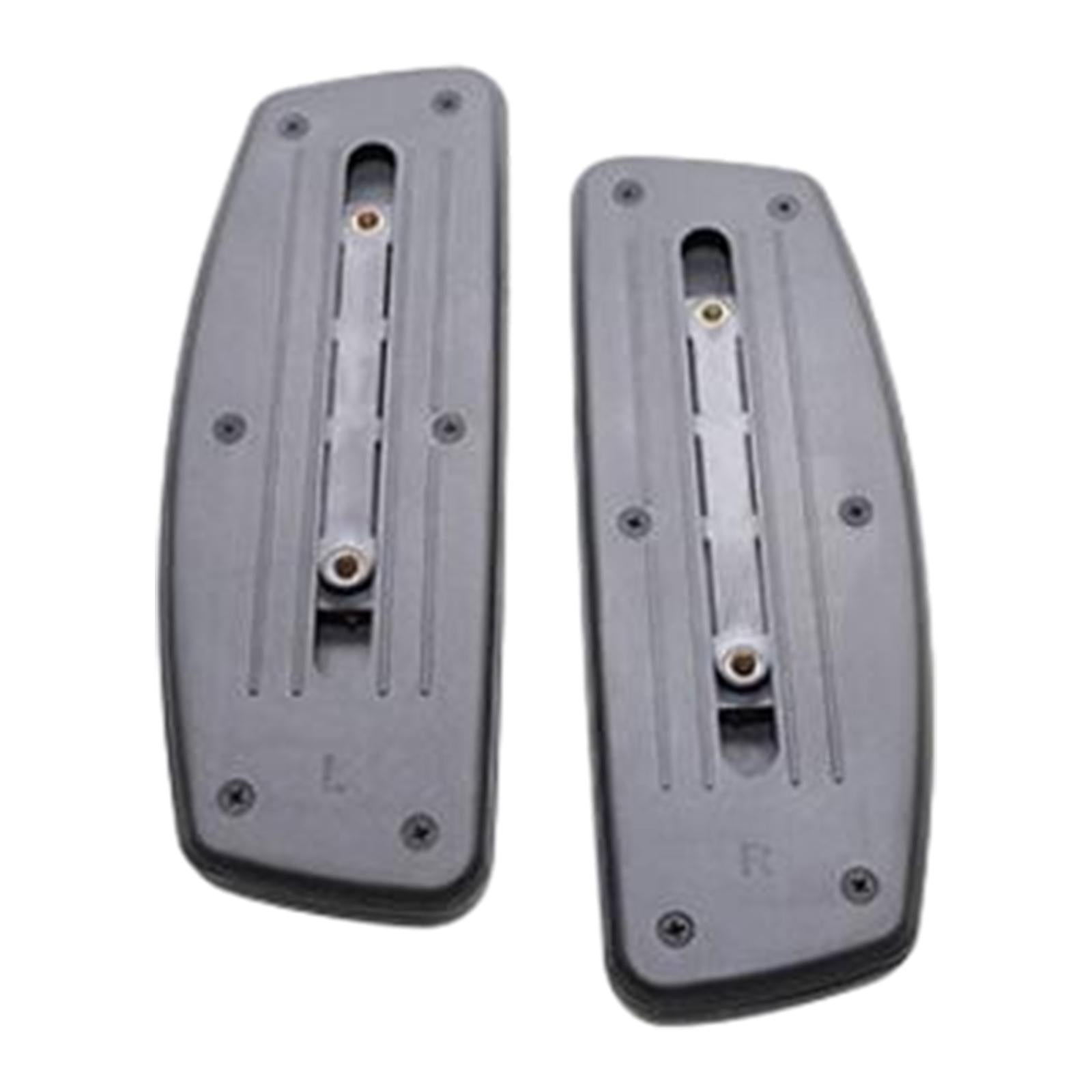 Magideal - Reposabrazos De Repuesto Para Silla De Oficina, 2 Piezas, Con Orificio De Montaje, Resistente Al Desgaste, Accesorios Duraderos, Universales, , Montaje Deslizante