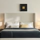 thumbnail image 2 of Harper Tall Headboard Upholstered Bed / 54" High Headboard / Elegant Simplicity / No Box Spring Needed / Easy Assembly / King / Cream White Boucle, 2 of 3