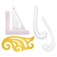 Regla Curva Multifunción De Plástico, 5 Unidades, Para Costura, Clasificación, Prueba De Ropa