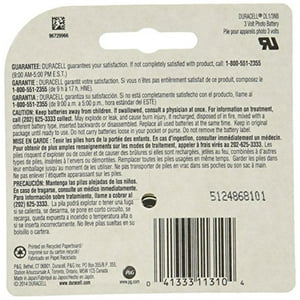 Batería De Litio Duracell Dl1/3N Cr1/3N 3V Paquete De 3