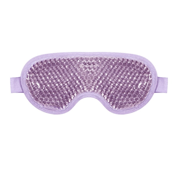 Mascarilla de ojos fría, mascarilla refrescante para ojos, compresa fría para la hinchazón, reutilizable para migrañas, alivio del estrés y cuidado de la piel.