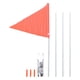 thumbnail image 5 of Bandera de seguridad para bicicletas con poste Fácil de instalar Bandera triangular de seguridad resistente a rasgaduras para niños Ciclismo, 5 of 5