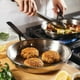 thumbnail image 2 of Juego de sartenes KitchenAid de acero inoxidable pulido, 2 of 3