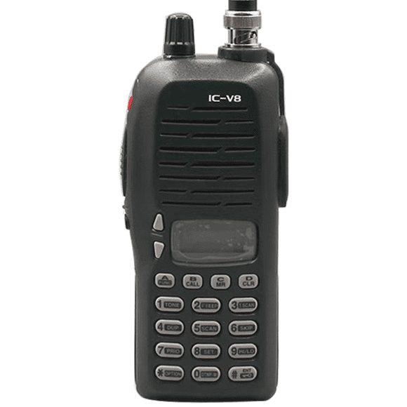ICOM IC-V8 Rádio Portátil VHF 5.5W 100 Canais para Trabalho e Segurança