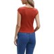 thumbnail image 3 of INSPIRA CHIC Y2K Crop Tops para Mujeres Camisetas de Manga Corta Ajustadas Casual Verano Básicas T-Shirts S Naranja Quemado, 3 of 6