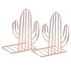 thumbnail image 1 of Sujetalibros De Metal Para Libros, Soporte Para Libros, Soporte Para Estantería, Soporte De Oro Rosa, 1 of 5