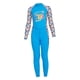 thumbnail image 2 of Traje de baño para niños, traje de baño con cremallera, manga larga, trajes completos, traje de buceo, traje húmedo para deportes acuáticos, kayak, su L azul, 2 of 5