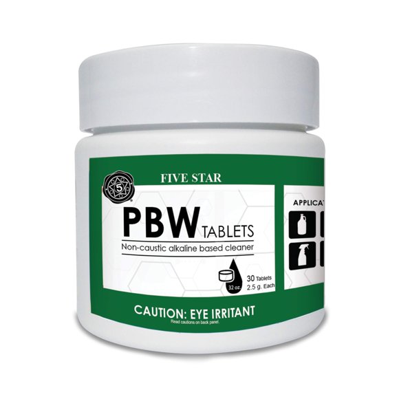 Limpiador Five Star PBW Tabletas 30 uds 2,5 g/tableta