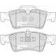 thumbnail image 2 of Pastillas Freno para auto Mercedes Benz R350 2006-2013 Trasero, 2 of 5