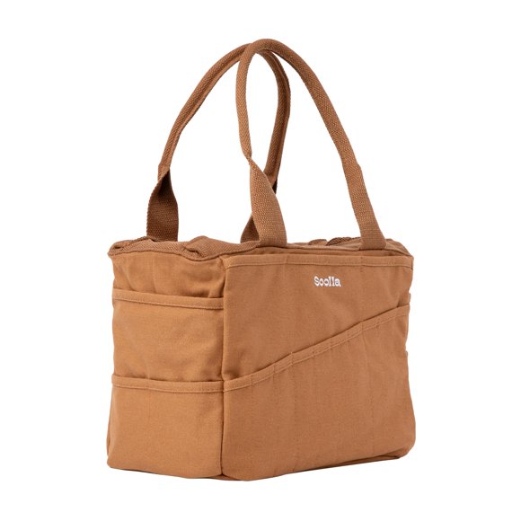 Bolsa de almacenamiento Soolla de 30 bolsillos color canela para artista