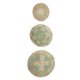 thumbnail image 4 of 3x Natural Wall Basket Decor Dormitorio Rústico Wall Hanging Art Green, 4 of 5