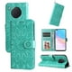 thumbnail image 2 of Funda tipo cartera FOXDOCK para Honor 50 Lite , diseño girasol en relieve, cuero PU, cierre magnético, soporte y tarjetero, 2 of 5
