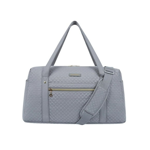 Bolso Fin De Semana Con Bolsa Para Zapatos Azul Cian