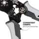 thumbnail image 5 of Herramienta de crimpado Klein Tools 34055 cuadrada con carraca, 10-22 AWG, 5 of 5