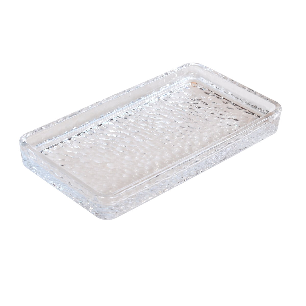 Bandeja Vanity Better Homes Gardens Vidrio Martillado Rectangular