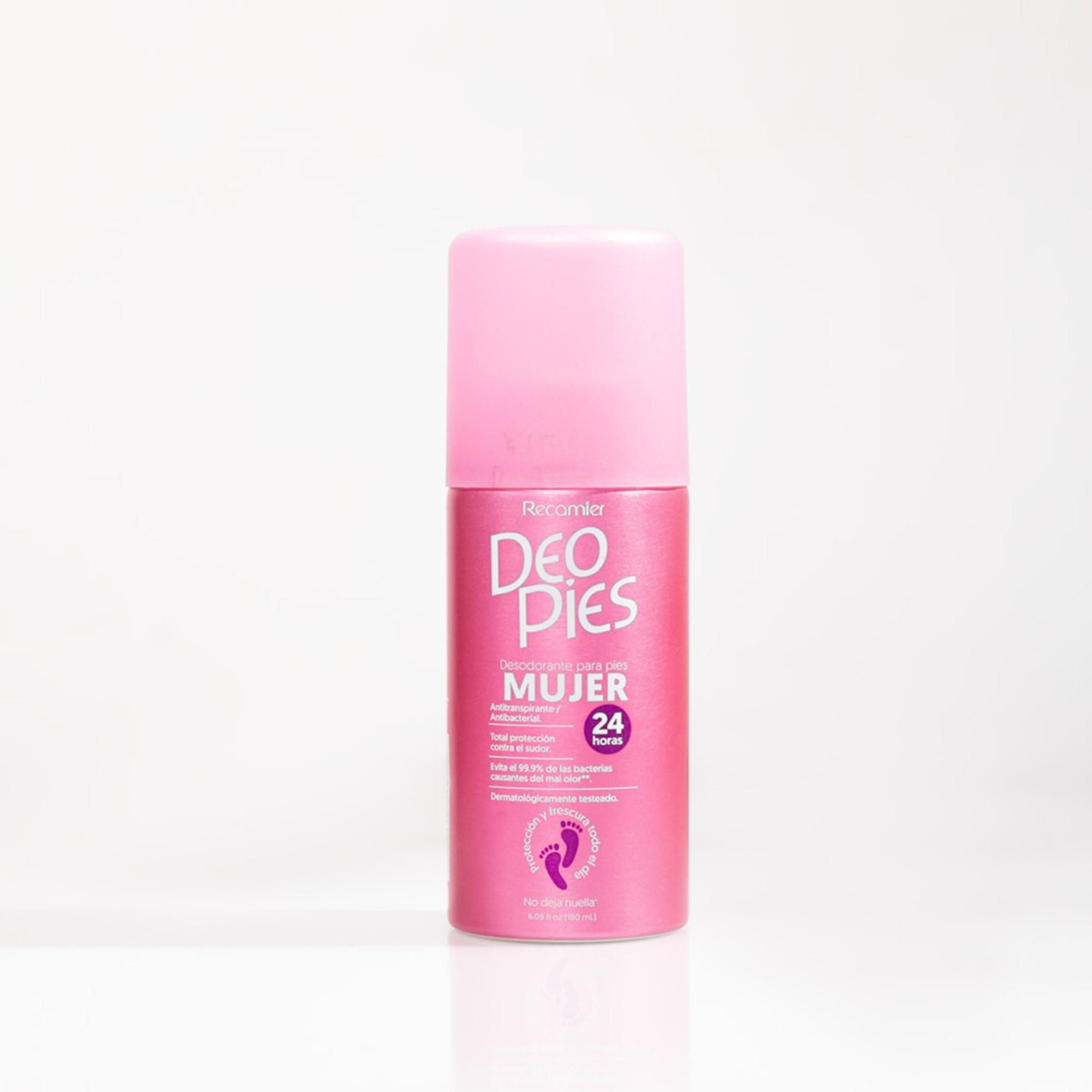 Desodorante Para Pies Spray Mujer 180 ml Deo Pies