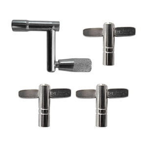 Bothyi - Tecla De Afinación De Tambor Multiusos Para Instrumentos Musicales Bombo Tambor Acústico 4 Piezas