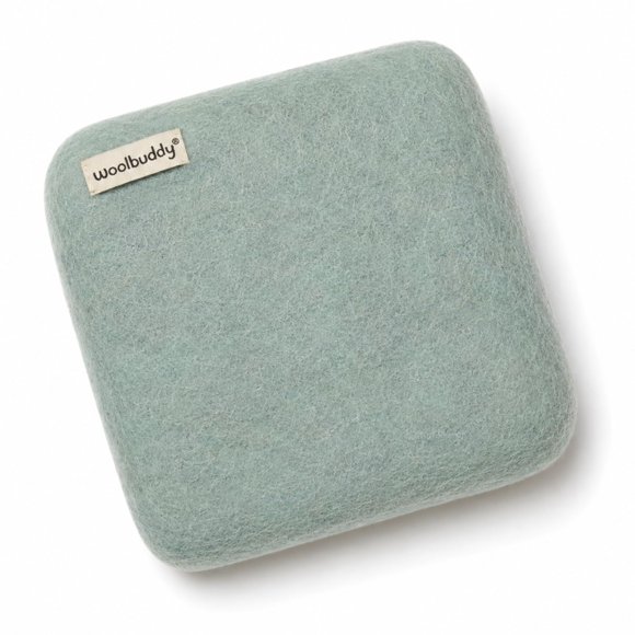 Tapete de fieltro Woolbuddy 15 cm Verde claro 100 % lana