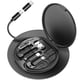thumbnail image 1 of Kit adaptador de cable de carga múltiple, conversor de USB C a Micro USB/Lightning/USB A, compatible con soporte para teléfono (negro), 1 of 5
