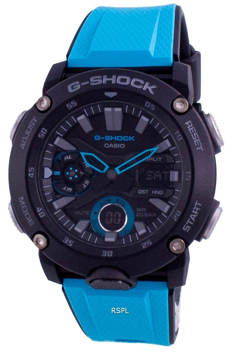 Reloj Casio G-Shock Standard Analog Digital Carbon Core Diver'S Ga-2000-1A2 Ga2000-1A2 200M Men'S Watch