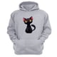 thumbnail image 1 of Polerón Canguro Gatito Gris Claro Talla M Unisex, 1 of 3