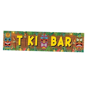 Magideal - Banner De Suministros Para Fiestas, Telón De Fondo De Fiesta Hawaiana, Decoración Tiki Hawaiana Para Patio Trasero, , Coche, Entrada, Puerta Pr
