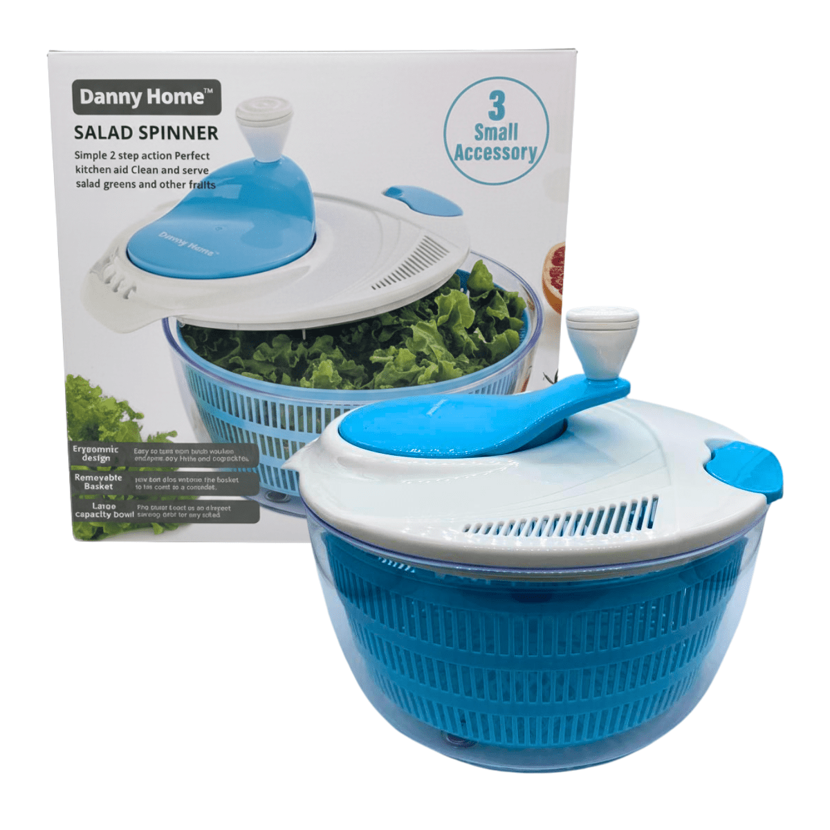 Genérico - Centrifugador Secadora De Lechuga Escurridor De Verduras Premium