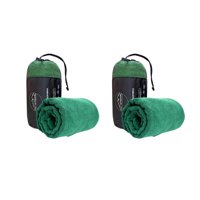 Pro Outdoor - Pack 2 Toallas Microfibra Terry Verde Verde