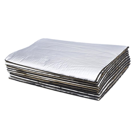 Magideal - 10 Alfombrillas De Aislamiento Acústico Y Térmico De 25 X 18 Cm Para Camiones. Almohadillas De Aislamiento De Espuma Insonorizante Para Cubierta 5 Mm