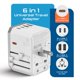 thumbnail image 2 of Adaptador de viaje Ceptics 6 en 1 universal de 45 W con 2 USB-A y 3 USB-C, 2 of 9