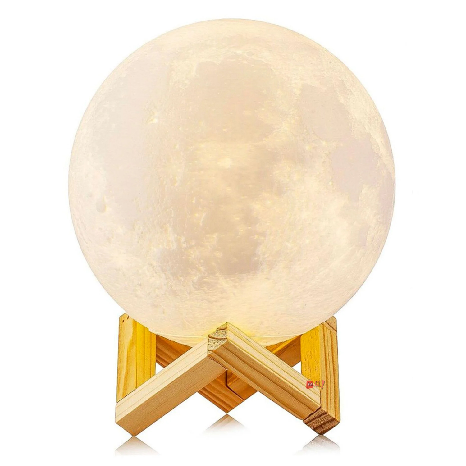 3D Moon Lamp - Lámpara Luna Relieve Con 7 Colores Recargable - Ps