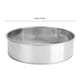 thumbnail image 5 of Tamiz de harina manual de acero inoxidable para cocina, colador, herramienta para cocinar y hornear, plateado, 5 of 8