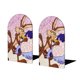 thumbnail image 1 of Wile E. Coyote Sujetalibros decorativos temáticos, tope para estantería con base antideslizante, uso dual para hogar y oficina - 2 piezas, 1 of 6