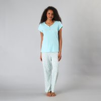 Set Top + Pantalon Flores Mujer 33841-247