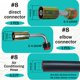 thumbnail image 4 of Kit de Mangueras para AC SMZTools 26 piezas 1,9 m #6 #8 #10 Conexiones, 4 of 8