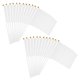 thumbnail image 1 of Uxcell 8x3 pulgadas Bandera en Blanco Blanca 25 Piezas Bandera de Color Sólido en Palo, 1 of 6