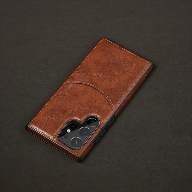 Fashion Wallet Credit Card Slot Back Cover For Samsung Galaxy S22 Plus Ultra Pocket PU Leather Case For Samsung S23 Ultra Plus