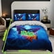 thumbnail image 1 of 3-Piece Butterfly Print Bedding Set - Soft & Comfortable Duvet Cover for Bedroom & Guest Room, 1 of 3