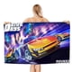 thumbnail image 1 of Rocket League Toalla de playa de secado rápido con diseño temático, regalo para mujeres y niñas, ideal para cumpleaños, fans, amantes de la música, uso en la playa o al aire libre, 78 × 180 cm, 1 of 6