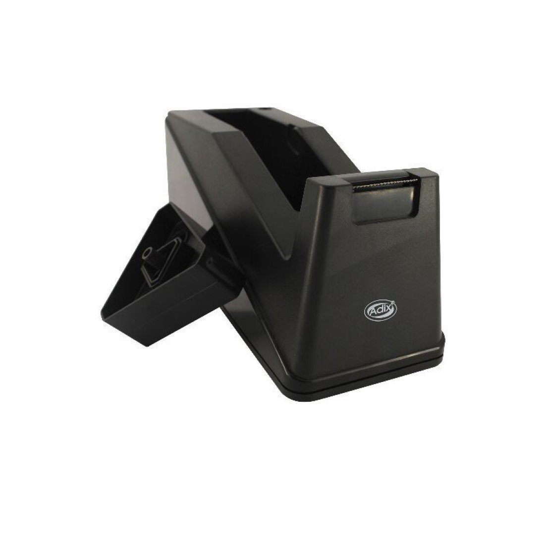 Adix - Dispensador Cinta Adhesiva Grande Negro