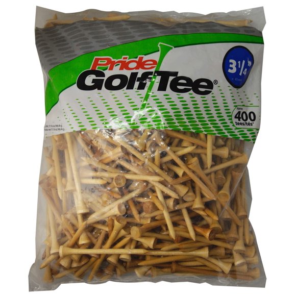 Tee de Golf PrideSports 8 cm Natural - 400 unidades