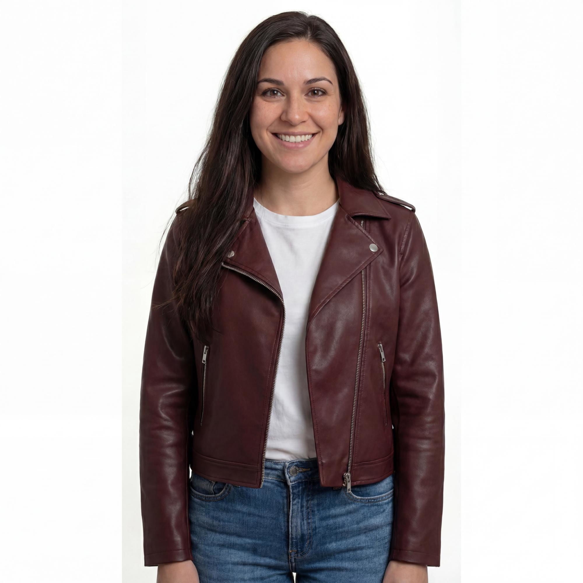 Chaqueta Mujer Burdeo L