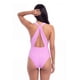 thumbnail image 2 of Traje de baño enterito con escote morado Talla L, 2 of 3