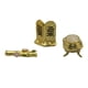 thumbnail image 1 of 3x utensilios del del Arca de , estatua de religión judía de Metal, varilla germinada de Aarón, tarro dorado para decoración de mesa 24 cm 18 cm, 1 of 5