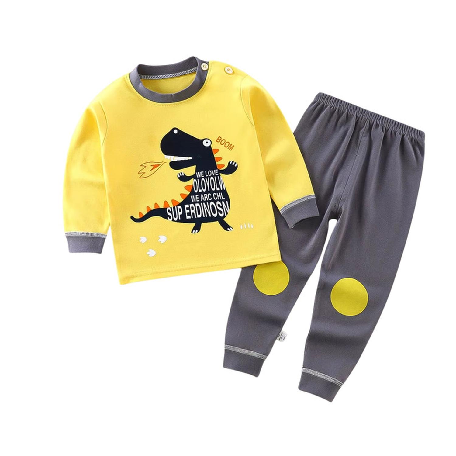 Kivara - Pijama Niño Manga Larga Algodon Infantil Multicolor 48