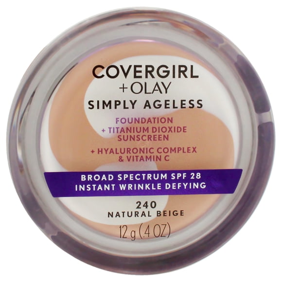CoverGirl Base de Maquillaje Plus Olay Simply Ageless FPS 28-240 Beige Natural