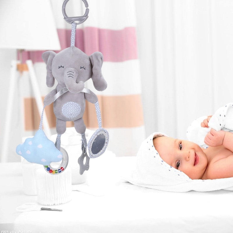 Genérico - Sonajero Peluche Suave Estimulacion Cuna Coche Bebes Lau